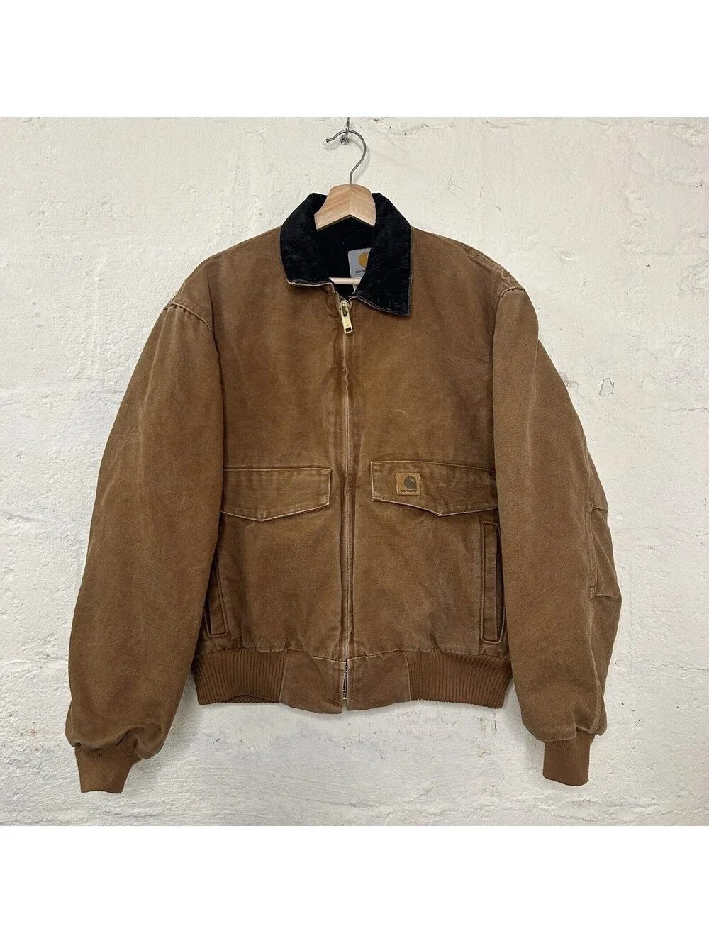 Vintage Carhartt Quilted Sandstone Bomber Jacket “Brown”
